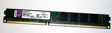 RAM DDR3 4 GB 240 pin PC3-12800U non ECC CL11 'Kingston KVR16N11S8/4' basso profilo