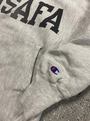 Vintage 90s USAFA Air Force Champion Reverse Weave Grey Hoodie