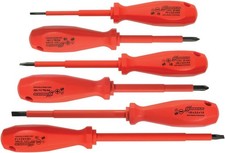 Bondhus 6pc VDE Screwdriver Set, Insulated, 3...