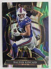 2025 Panini Select #85 Dalton Kincaid Black and Green Prizm Shock