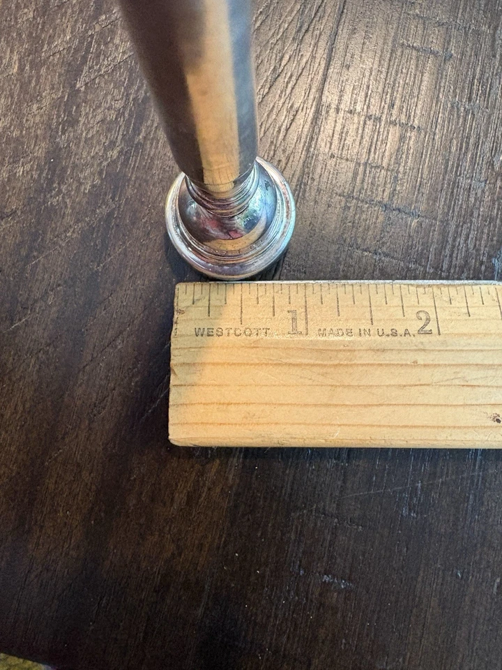 Boquilla trompeta Blessing EE. UU. 10-1/2C años 80 de colección plateada buen estado Foto 4 de 4