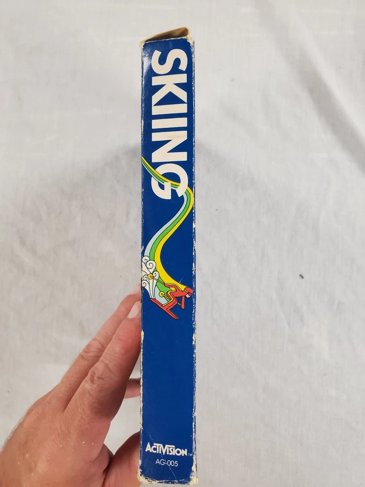 Skiing for Atari 2600 ( Activision, 1980) Complete in Box CIB Tested  (B) - Image 3 of 4