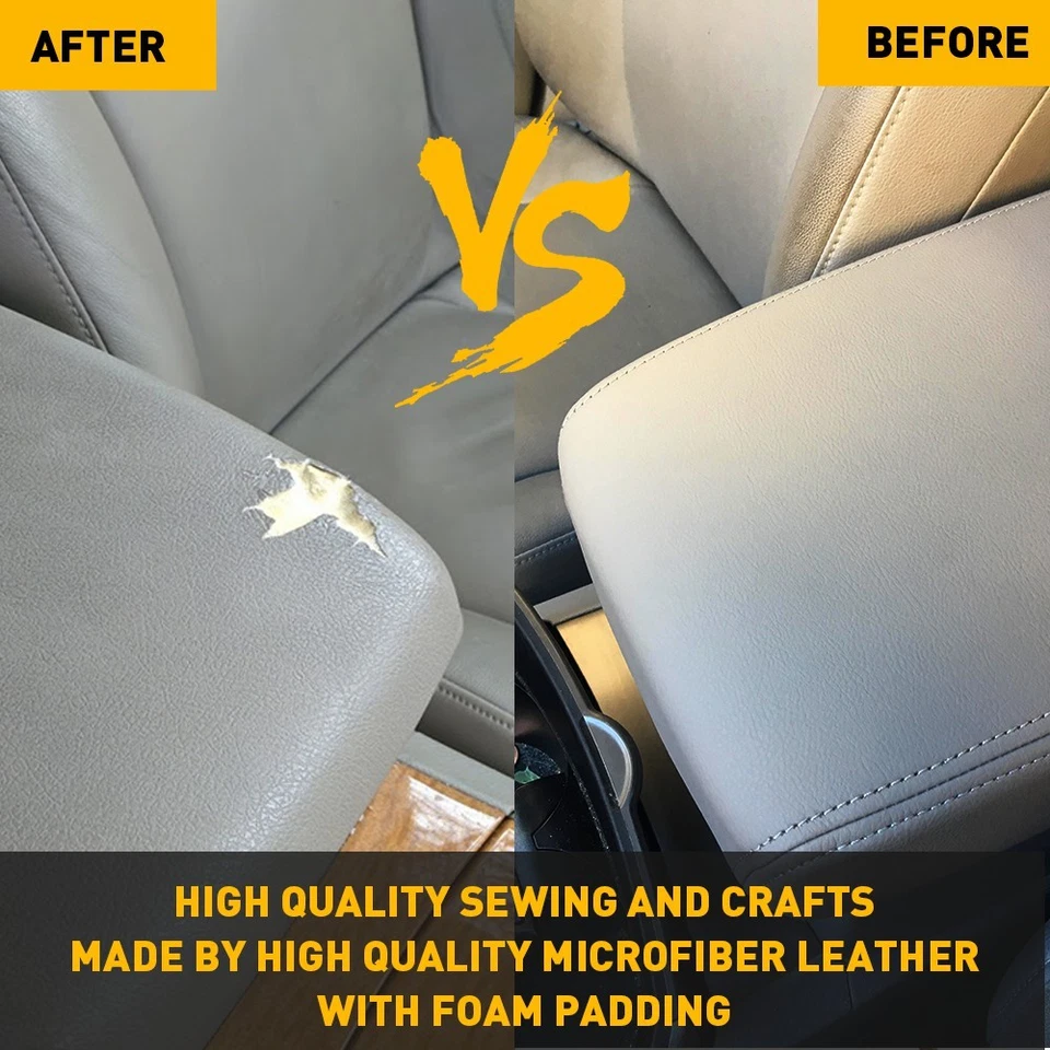 Toyota Highlander 2008-13 consola central tapa reposabrazos cubierta gris avanzado Foto 3 de 4