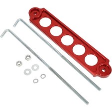 Battery Hold Down Billet Aluminum Battery Tie Down Bracket J-hooks Bolts