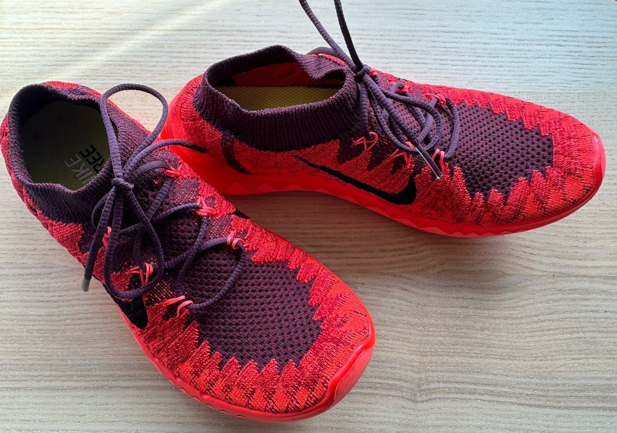 Womens Nike Free FlyKnit DP Brandy/White Gym RD Bright C