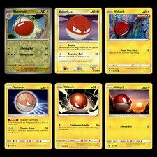 6x Electrode Lot Voltorb 67.0 Scarlet Violet Series Paldea Evolved Pokemon Cards
