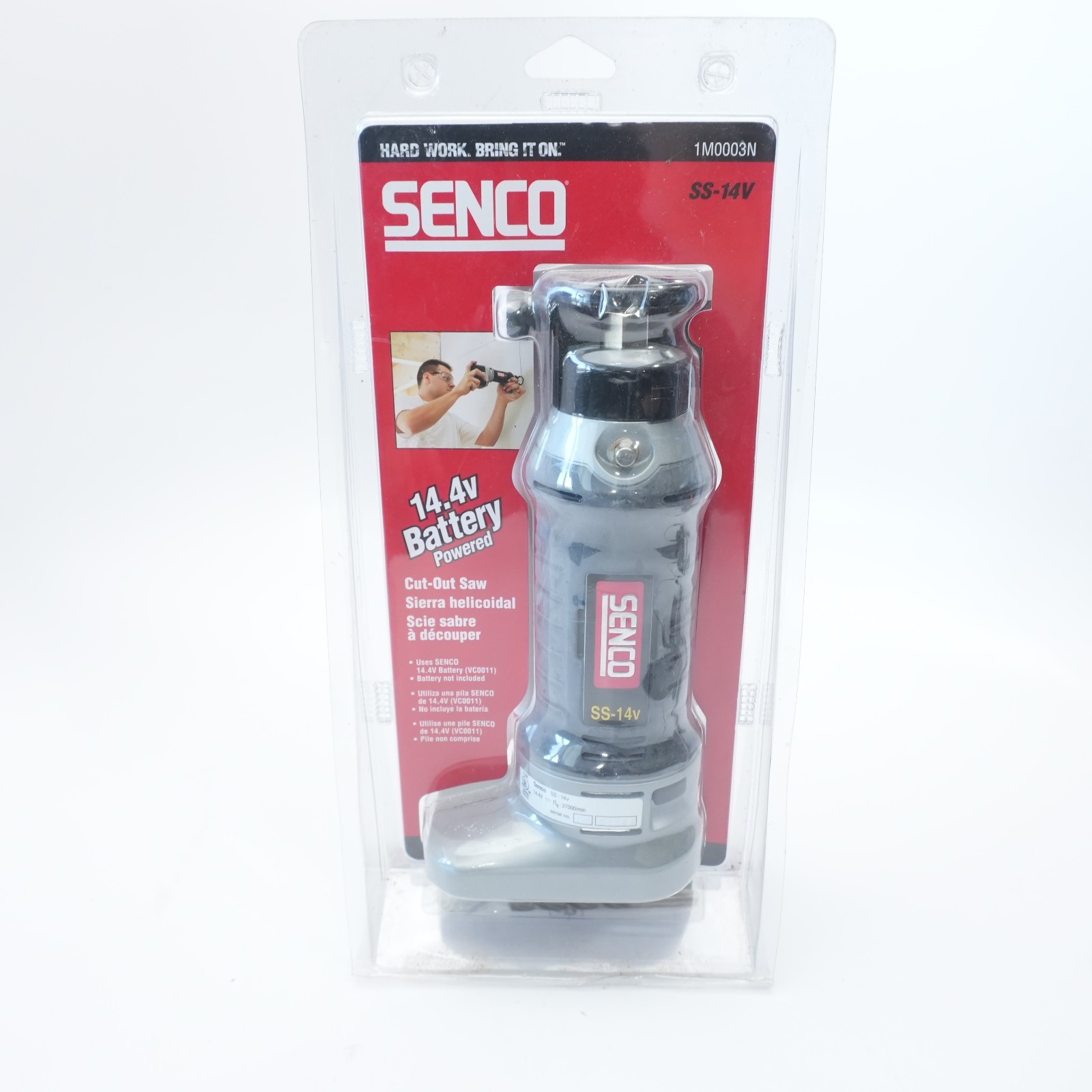 Senco NEW Drywall SS-14V Cordless Cutout Spiral Saw 1M0003N New I Packaging