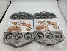 Pair 2 NorPro Nonstick Petite Donut Pan 11 x 8 Sealed Free Shipping T1384