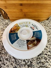 Thermos DINEX White Insulated Converti-Bowl Serving Bowl Platter & Cover Travel