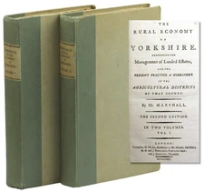 Marshall / Rural Economy of Yorkshire Comprising the Management of Landed 1796