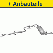 Auspuff Auspuffanlage für HONDA CIVIC CRX COUPE 1.6 124PS 1989-1991
