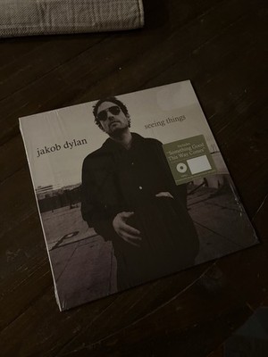 JAKOB DYLAN 2008 ''Seeing Things'' LP  SEALED w rips Something Good HYPE STICKER