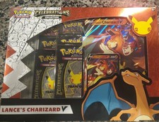 Pokémon TCG: Celebrations Collection Box Lance's Charizard V - New Sealed
