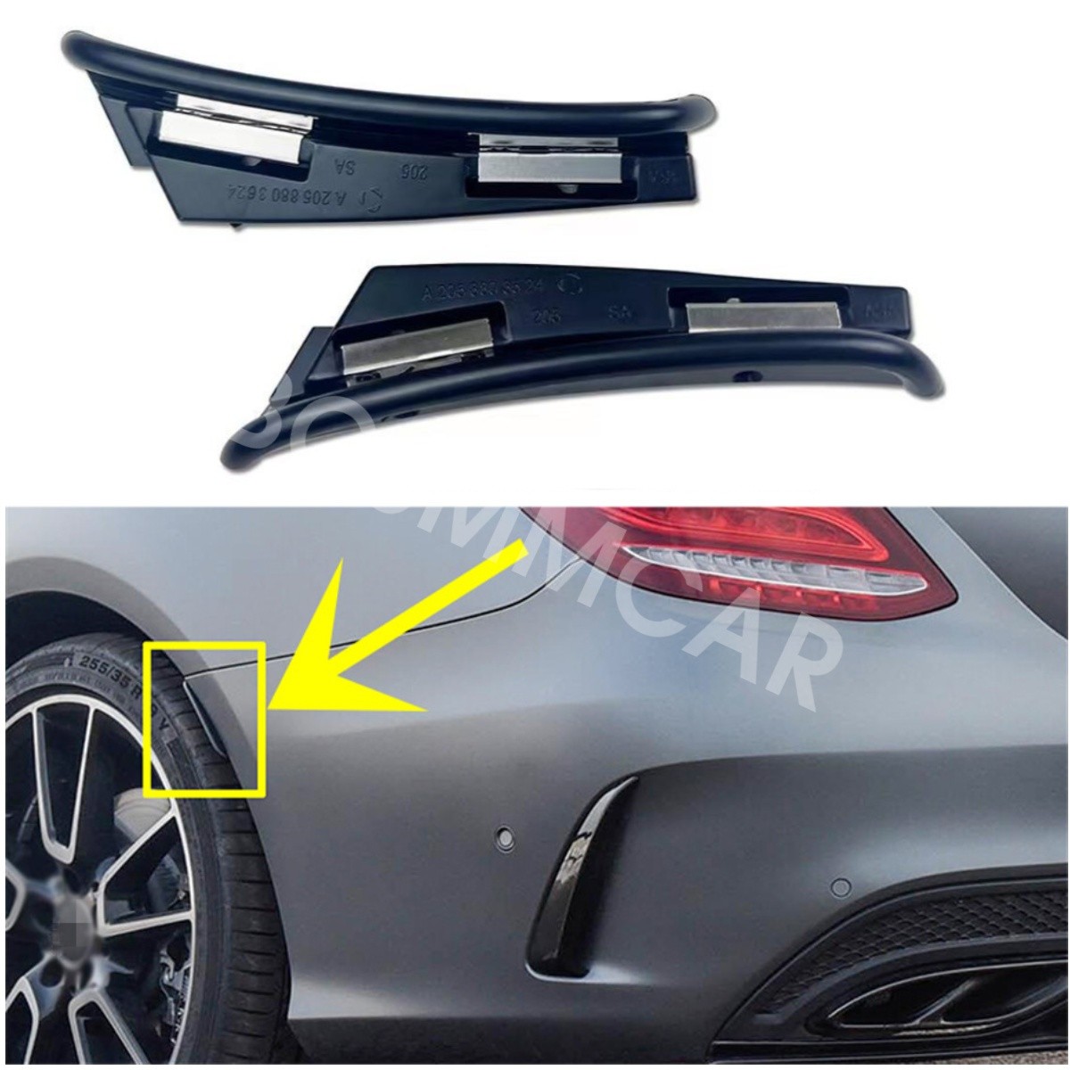 Fit For Mercedes Benz E-Class S213 W213 2015-2020 Car Fender Wheel Eyebrow Lips