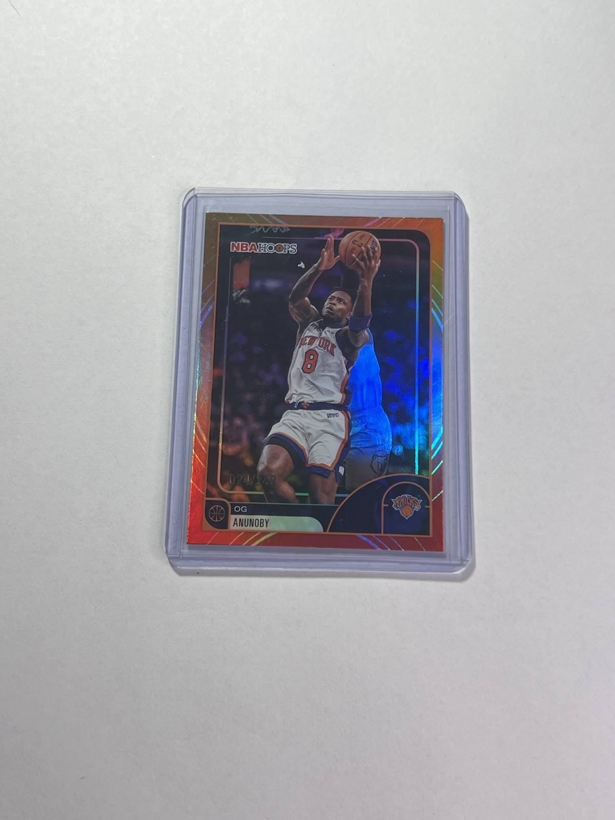 2025-26 Topps Hoops - OG Anunoby Orange And Red Border /249 #3
