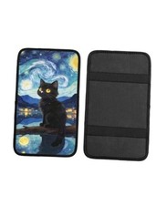Car Handrail Box Cushion Soft Comfortable Anti Slip Middle 12.6 7.48 Fine Cat