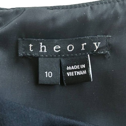 Theory Damen Abell Agustin schwarz Wollmischung ärmelloses Kleid 10 gebraucht, in einwandfreiem Zustand - Bild 5 von 13