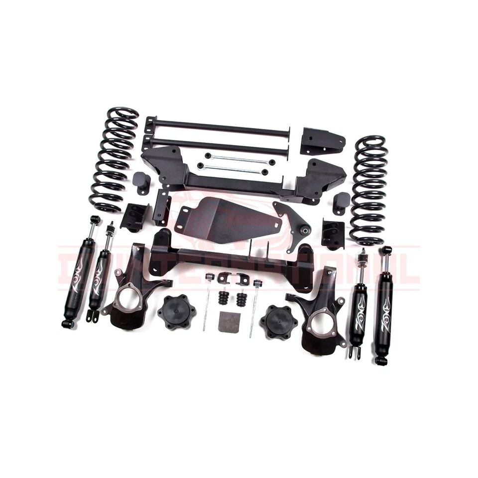 Kit de elevación Zone Offroad 6" para Chevy/GMC Suburban 2000-06 y SUV 4x4 (amortiguadores nitro) Foto 2 de 3