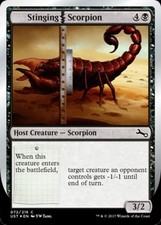 Stinging Scorpion - UNS MTG - Light Play