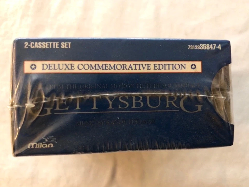2 CASSETTE SET RARE* New Gettysburg Soundtrack Deluxe Commemorative Edition 1993 - Image 3 of 4