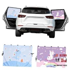 2 Pack Magnetic Car Window Shade for Baby, Back Seat, Easy Installation