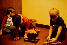 JAN 1985 Kids In Classroom Ektachrome Slide CO-N