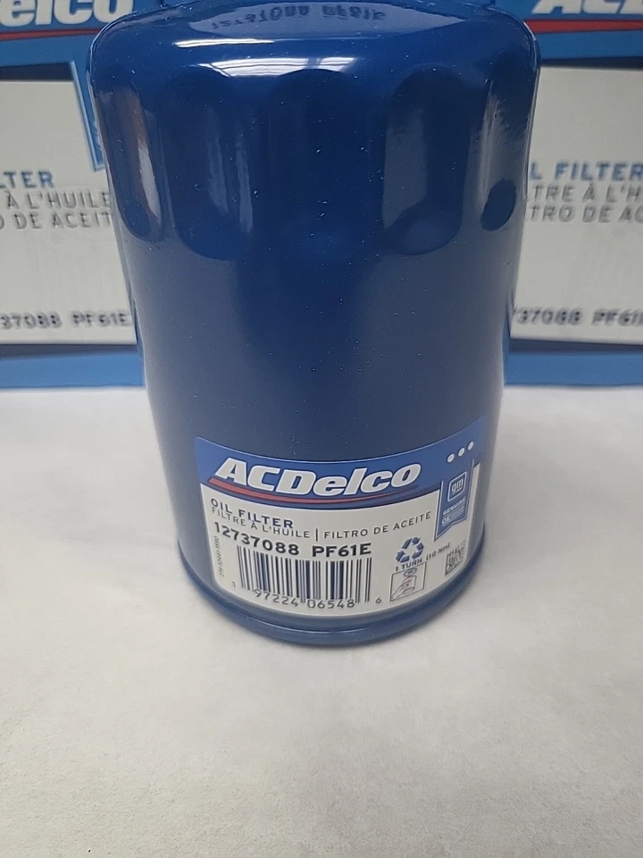 LOTE de (4) filtros de aceite de motor ACDelco PF61E Foto 3 de 3