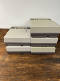 Lot Of 5 Nintendo Entertainment System NES Console Only NES-001 All Working