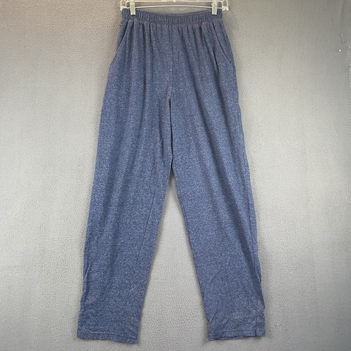 VTG Karen Kane 2PC Shirt Pants Outfit Sz S/M Blue Patchwork Elastic Waist Comfy - Picture 12 of 22