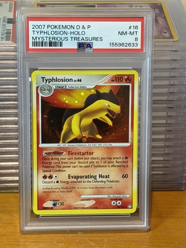 Typhlosion graded PSA 8 for sale on eBay