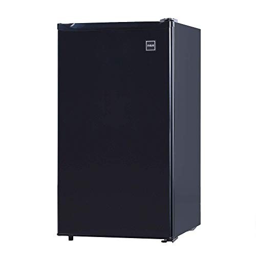 RFR321-B-Black-COM RFR321 Single Mini Refrigerator-Freezer Compartment-Adjust...