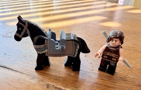 LEGO Prince of Persia Dastan Minifigure 7573 & Lego Horse Persian Blanket 7569