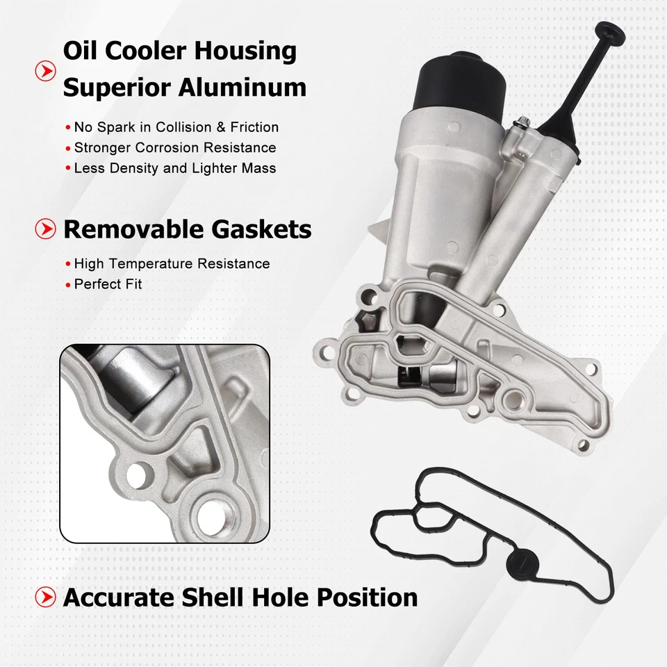 Корпус масляного фильтра для Mercedes-Benz CL63 AMG C126 E63 AMG S550 2781800710 США - Изображение 3 из 4