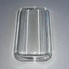 Vintage PYREX 502-C Replacement LID ONLY Ribbed Glass Refrigerator Dish VGC!