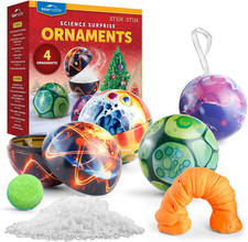 Science Ornaments Christmas Crafts for Kids Kit   4 Ornaments with Holiday Scien
