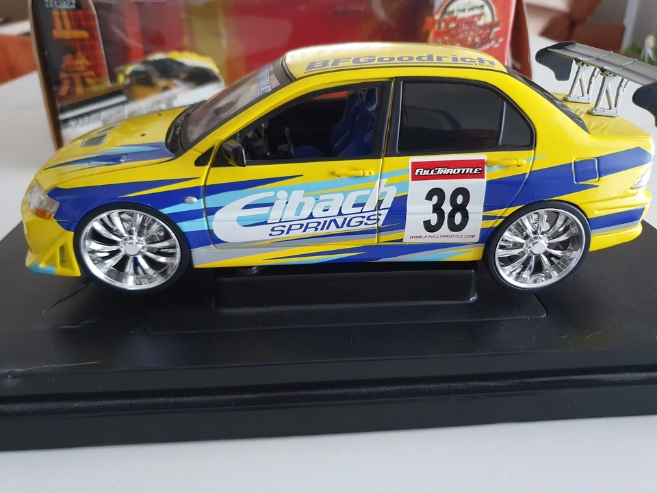 1:18 MITSUBISHI LANCER EVO VII Fast & furious JOYRIDE - Immagine 4 di 4