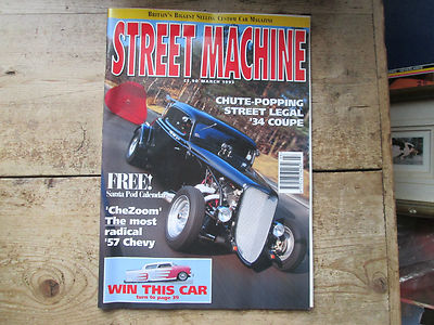 STREET MACHINE MARCH 1993 57 CHEVY - SUPERBIRD