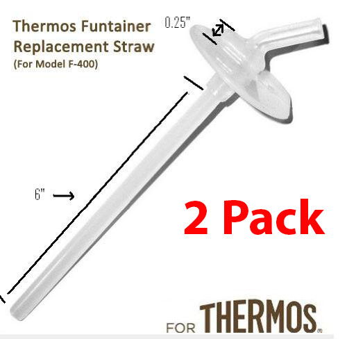 thermos funtainer bottle replacement straws