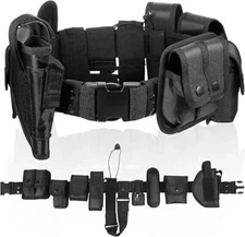New Police Security Guard Modular Enforcement Equipment Duty Belt Tactical Nylon