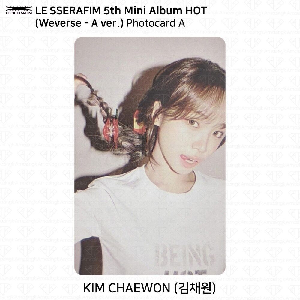 Le Sserafim 5th Mini Album HOT Weverse ver Official Le Sserafim 5th Mini Album HOT Weverse ver Official