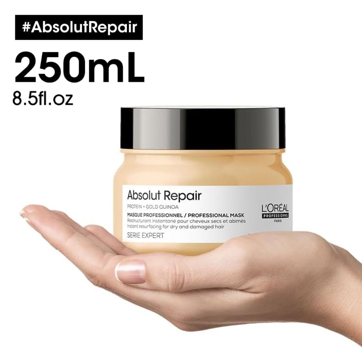 LOreal Absolut Repair Protein Treatment for Dry Damaged Hair Repair Mask  250ml | eBay UK