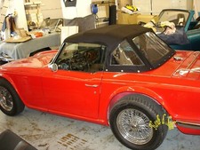 Triumph TR6 TR4 TR3 TR7 TR5 TR4A Spitfire Cabrio Verdeck Repair Reparatur Set -
