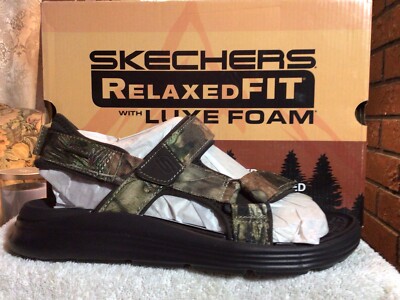 skechers sargo namor mens size 9 shoes brown camo slingback athletic sandals Skechers Sargo Namor Sporty Slingback Camouflage Sandals  main image 2