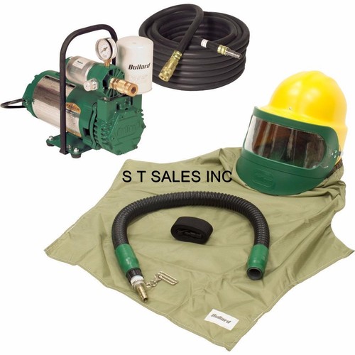 COMPLETE LOW PRESSURE AIR SANDBLASTING HOOD SYSTEM BULLARD 88VX3230