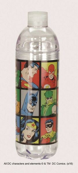 DC Comics Superhero Figures Twist Open 24 oz Acrylic Water B