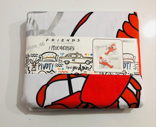 Par De Fundas De Almohada amigos que eres mi langosta Central Perk  Dormitorio Primark BNWT | eBay