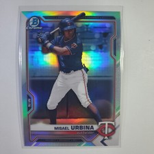 2021 Bowman Draft - Misael Urbina - Chrome Refractor - BDC-68