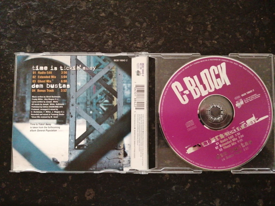 C-Block - Time Is Tickin‘ Away - CD (Single) - Bild 2 von 2