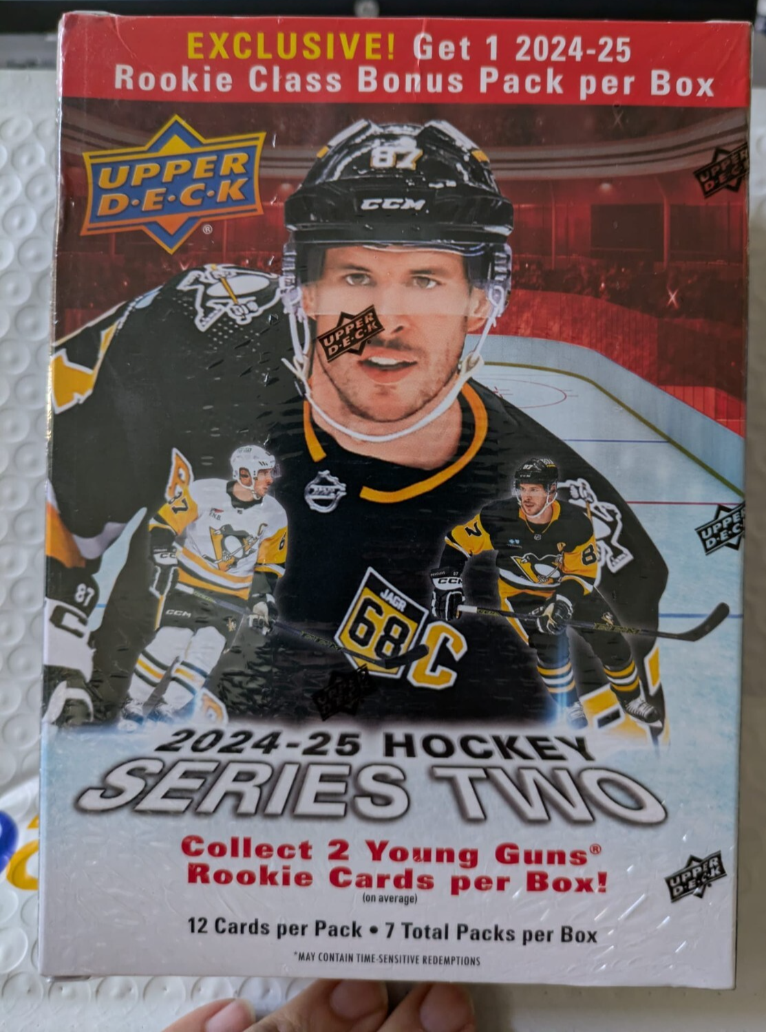 2024-25 Upper Deck Series 2 Hockey Mega Box with Rookie Bonus Pack