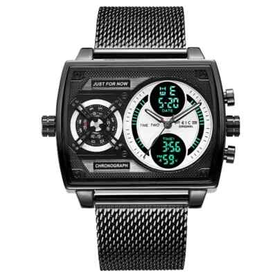 FEICE NEON MATRIX DUAL CHRONOGRAPH (Black)